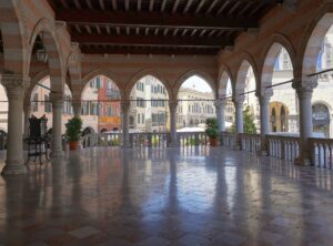 Blick aus der Loggia del Lionello in Udine