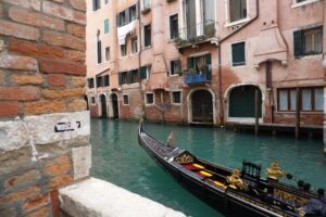 Romantische Gondel in Venedig